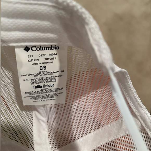 Columbia White and Gray Mesh Cap - Picture 3 of 4